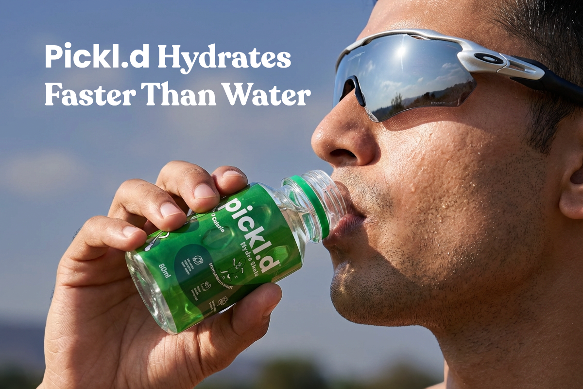 Pickl.d Hydrates Faster Than Water